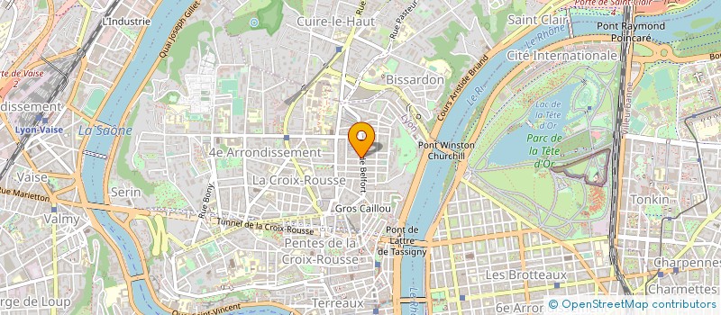 localisation de l'entreprise SYNDICAT COPROPRIETAIRES  LYON