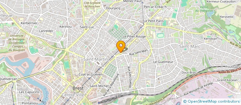 localisation de l'entreprise SYNDICAT COPROPRIETAIRES à BREST
