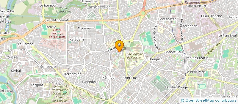 localisation de l'entreprise SYNDICAT COPROPRIETAIRES à BREST