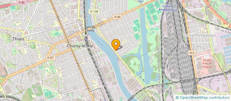 localisation de l'entreprise SYNDICAT COPROPRIETAIRES à CHOISY LE ROI