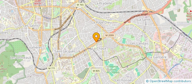 localisation de l'entreprise SYNDICAT COPROPRIETAIRES  CLERMONT-FERRAND