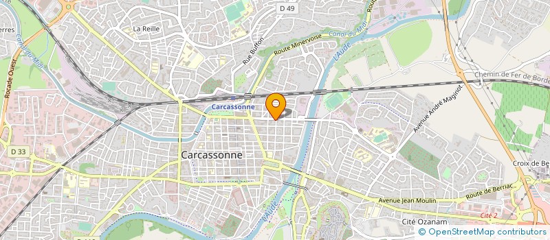 localisation de l'entreprise SYNDICAT COPROPRIETAIRES  CARCASSONNE