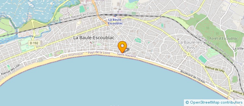 localisation de l'entreprise SYNDICAT COPROPRIETAIRES  LA BAULE-ESCOUBLAC