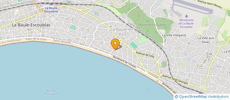 localisation de l'entreprise SYNDICAT COPROPRIETAIRES  LA BAULE-ESCOUBLAC