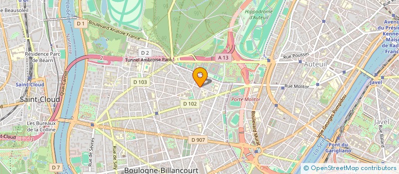 localisation de l'entreprise SYNDICAT COPROPRIETAIRES à BOULOGNE-BILLANCOURT