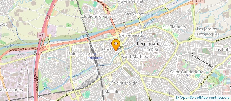 localisation de l'entreprise SYNDICAT COPROPRIETAIRES  PERPIGNAN