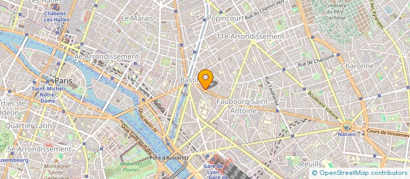 localisation de l'entreprise SYNDICAT COPROPRIETAIRES  PARIS 11