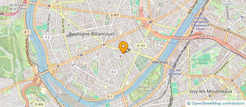 localisation de l'entreprise SYNDICAT COPROPRIETAIRES à BOULOGNE BILLANCOURT