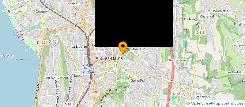 localisation de l'entreprise SYNDICAT COPROPRIETAIRES 48 BD DES COTES  AIX-LES-BAINS