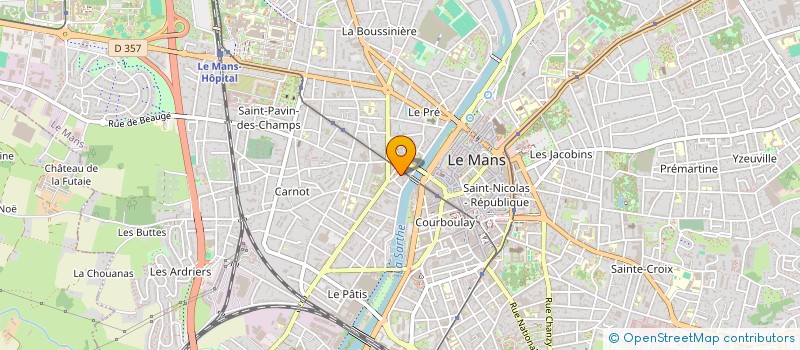 localisation de l'entreprise SYNDICAT COPROPRIETAIRES 5 AV LIBERATION  LE MANS