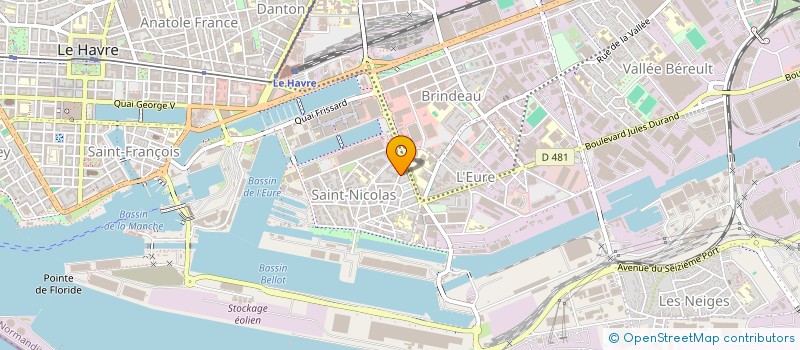 localisation de l'entreprise SYNDICAT COPROPRIETAIRES 72 RUE MARION à LE HAVRE