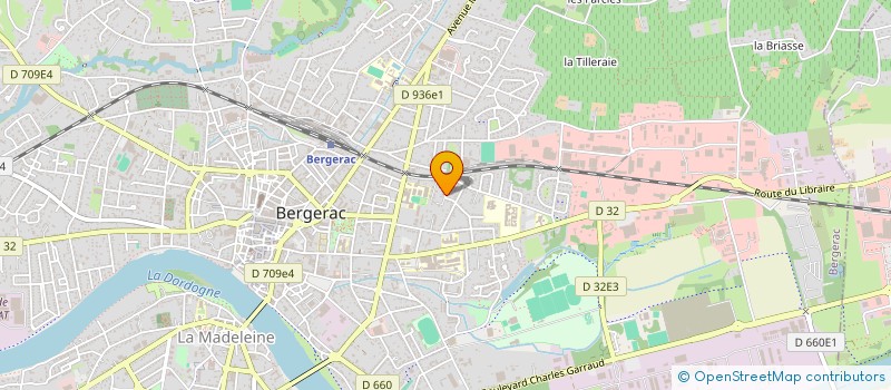 localisation de l'entreprise SYNDICAT COPROPRIETAIRES 8 RUE VERLAINE à BERGERAC