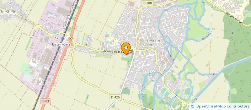 localisation de l'entreprise SYNDICAT COPROPRIETAIRES ALCINA  ERSTEIN