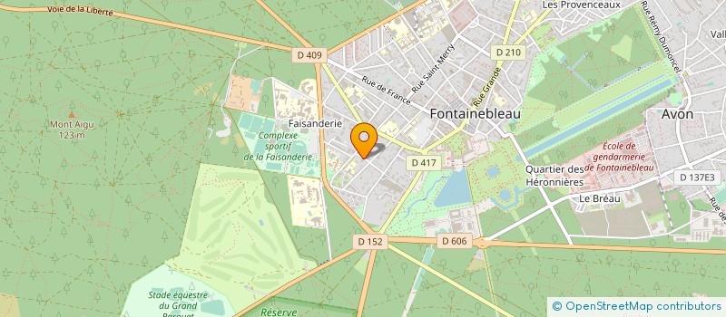 localisation de l'entreprise SYNDICAT COPROPRIETAIRES ALEXIS DURAND à FONTAINEBLEAU