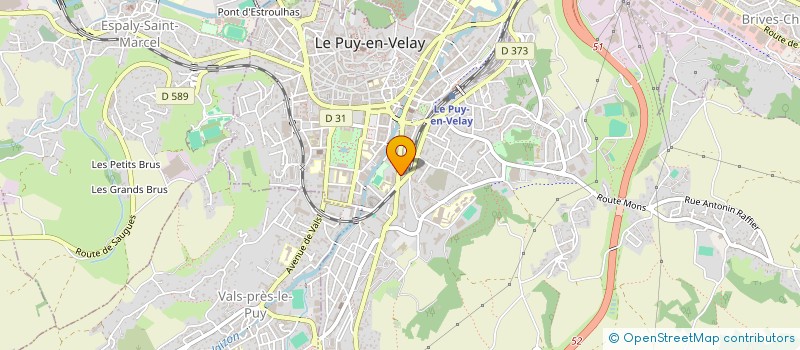 localisation de l'entreprise SYNDICAT COPROPRIETAIRES AMANDINE  LE PUY-EN-VELAY