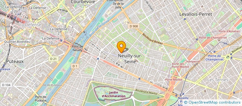 localisation de l'entreprise SYNDICAT COPROPRIETAIRES AV SAINTE FOY à NEUILLY-SUR-SEINE