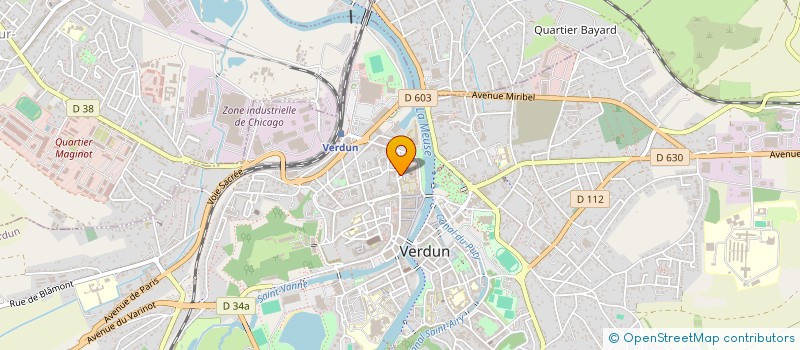 localisation de l'entreprise SYNDICAT COPROPRIETAIRES BASTION ST PAUL à VERDUN