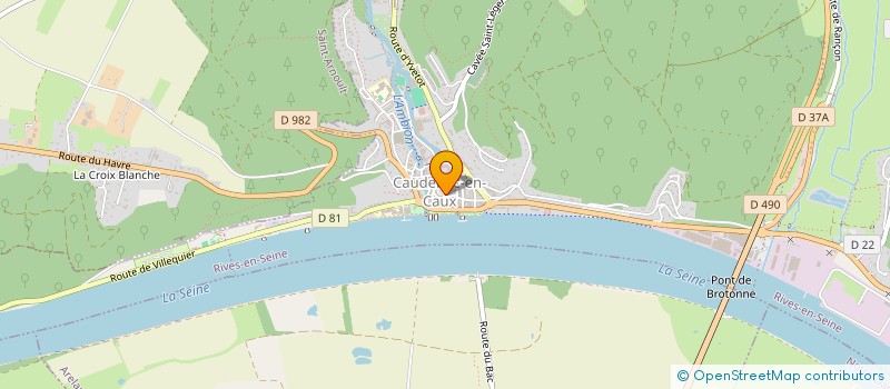 localisation de l'entreprise SYNDICAT COPROPRIETAIRES BELLES FEMMES  RIVES-EN-SEINE