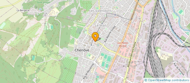 localisation de l'entreprise SYNDICAT COPROPRIETAIRES CHENOVE IV  CHENOVE