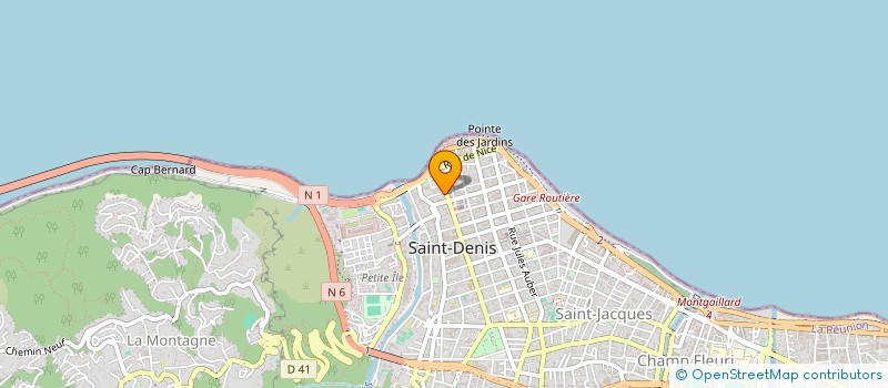 localisation de l'entreprise SYNDICAT COPROPRIETAIRES CORALLINES à SAINT-DENIS