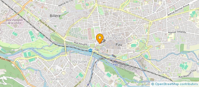 localisation de l'entreprise SYNDICAT COPROPRIETAIRES COURRIAN  PAU