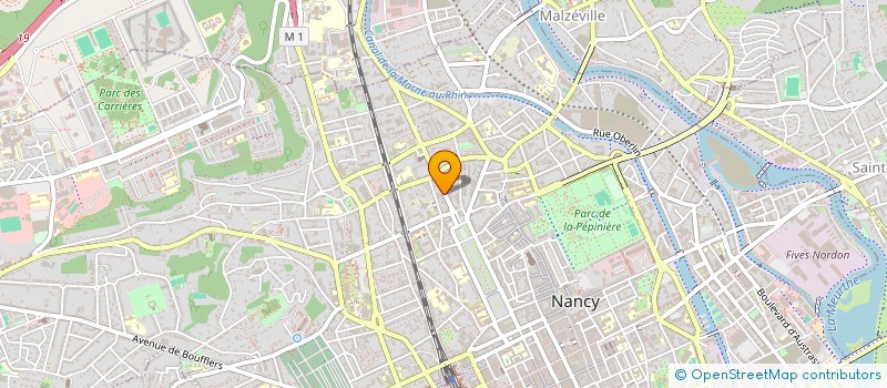 localisation de l'entreprise SYNDICAT COPROPRIETAIRES CROIX DU SUD  NANCY