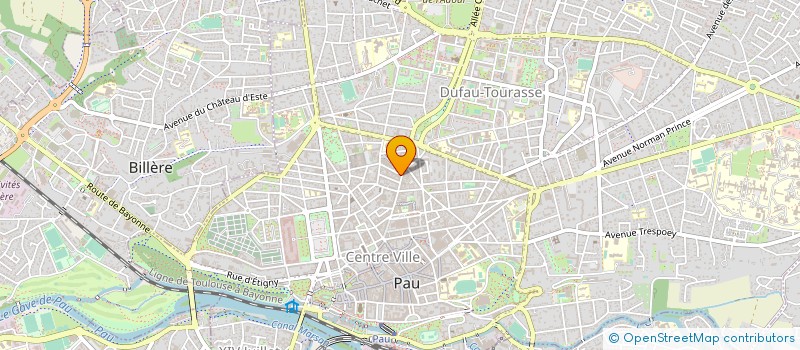 localisation de l'entreprise SYNDICAT COPROPRIETAIRES DE L IMMEUBLES à PAU