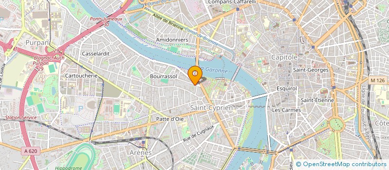 localisation de l'entreprise SYNDICAT COPROPRIETAIRES DEROMEDI SA à TOULOUSE