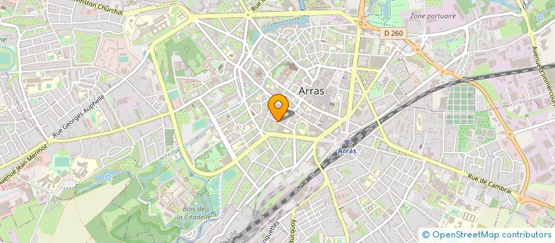 localisation de l'entreprise SYNDICAT COPROPRIETAIRES DES 4 CROSSES à ARRAS
