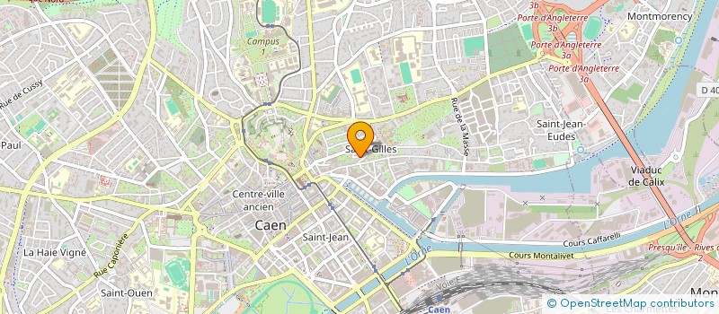 localisation de l'entreprise SYNDICAT COPROPRIETAIRES DU 37 RUE HAUTE à CAEN