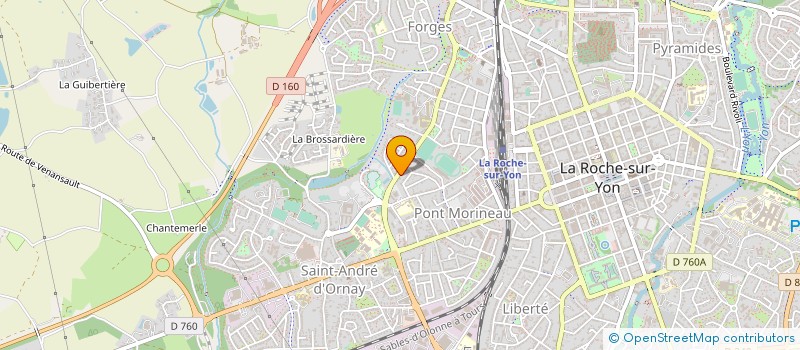 localisation de l'entreprise SYNDICAT COPROPRIETAIRES DU STADE 1 à LA ROCHE-SUR-YON