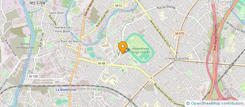 localisation de l'entreprise SYNDICAT COPROPRIETAIRES FERME DESQUENNE à MARCQ-EN-BARŒUL