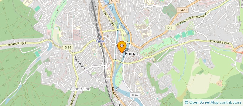 localisation de l'entreprise SYNDICAT COPROPRIETAIRES GALERIE PINAU  EPINAL