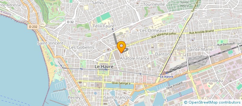 localisation de l'entreprise SYNDICAT COPROPRIETAIRES GOELETTE à LE HAVRE