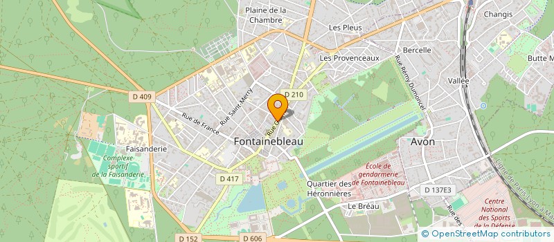 localisation de l'entreprise SYNDICAT COPROPRIETAIRES HAUTS D AVON à FONTAINEBLEAU