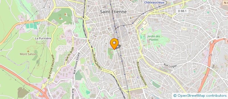 localisation de l'entreprise SYNDICAT COPROPRIETAIRES HENRI GONNARD  SAINT-ETIENNE