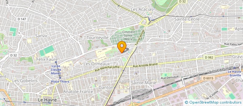 localisation de l'entreprise SYNDICAT COPROPRIETAIRES HORIZONS ABCDE à LE HAVRE