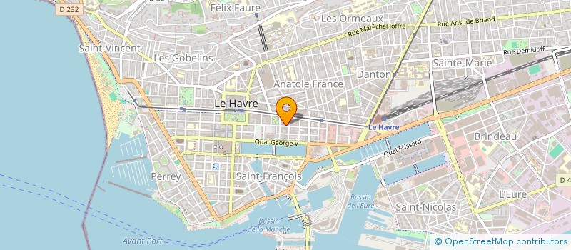 localisation de l'entreprise SYNDICAT COPROPRIETAIRES ILOT V9 BERGE à LE HAVRE