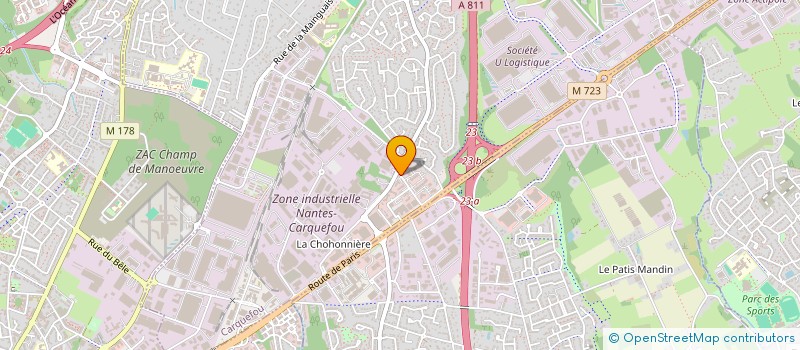 localisation de l'entreprise SYNDICAT COPROPRIETAIRES IMM LE PHILEAS  CARQUEFOU