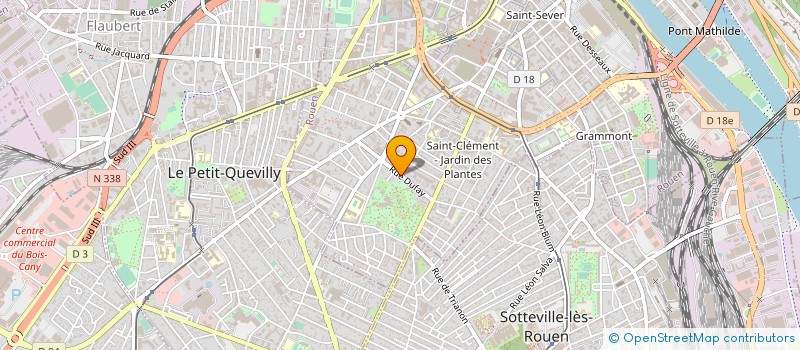 localisation de l'entreprise SYNDICAT COPROPRIETAIRES IMM LES FLEURS à ROUEN