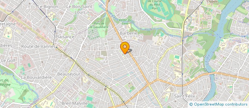 localisation de l'entreprise SYNDICAT COPROPRIETAIRES IMMEUB LONCHAMP à NANTES