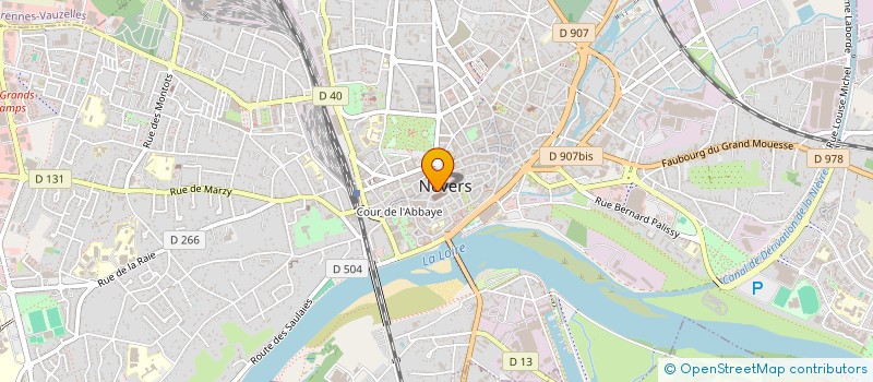 localisation de l'entreprise SYNDICAT COPROPRIETAIRES IMMEUBLE à NEVERS