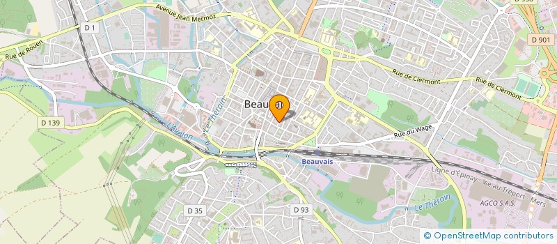 localisation de l'entreprise SYNDICAT COPROPRIETAIRES IMMEUBLE LORDIN  BEAUVAIS