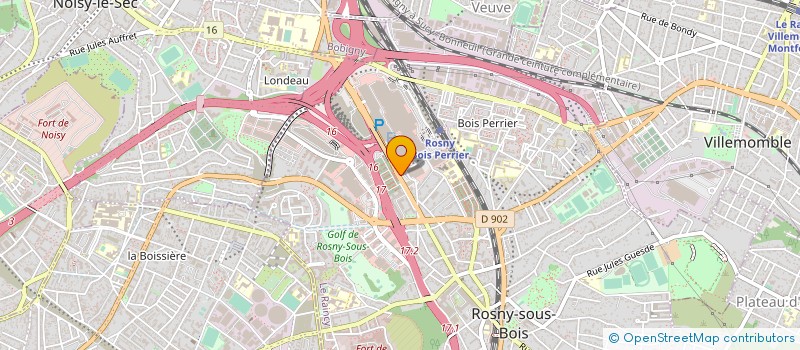 localisation de l'entreprise SYNDICAT COPROPRIETAIRES IMMEUBLE ROSNY à ROSNY-SOUS-BOIS