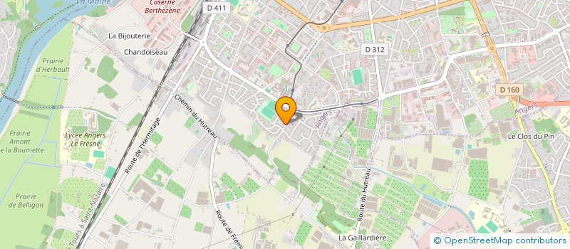 localisation de l'entreprise SYNDICAT COPROPRIETAIRES JARDINS ARCADIE à ANGERS
