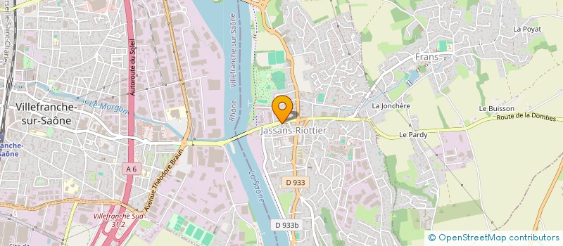 localisation de l'entreprise SYNDICAT COPROPRIETAIRES L'HELIANTE  JASSANS-RIOTTIER