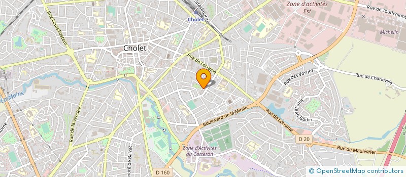 localisation de l'entreprise SYNDICAT COPROPRIETAIRES LAENNEC à CHOLET