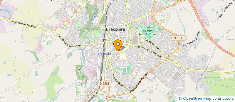 localisation de l'entreprise SYNDICAT COPROPRIETAIRES LE CASSIOPEE  BRESSUIRE