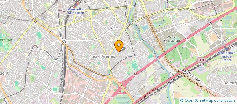 localisation de l'entreprise SYNDICAT COPROPRIETAIRES LE CEDRE à MONTPELLIER