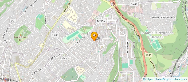 localisation de l'entreprise SYNDICAT COPROPRIETAIRES LE CHATELET  BIHOREL